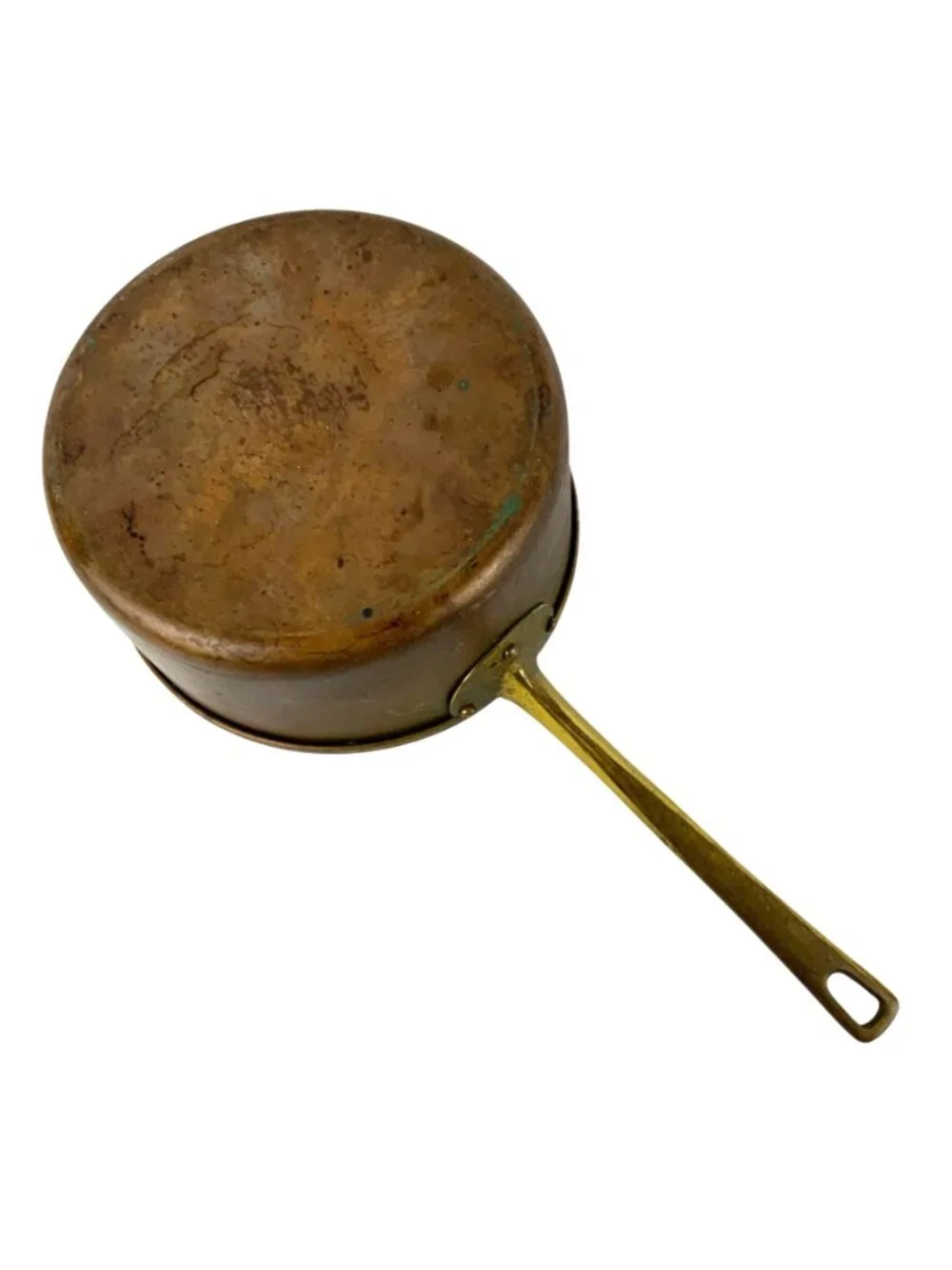 ODI Copper Saucepan 1.5 Qt Brass Handle Made in Portugal